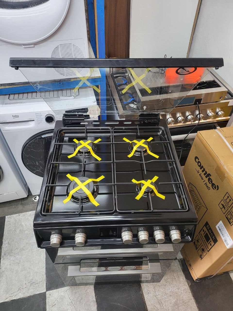 MONTPELLIER MDOG60LK 60 cm Gas Cooker - Black
