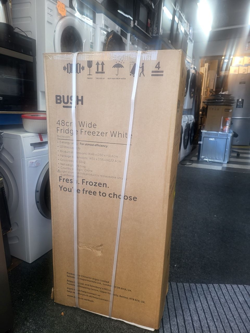 Bush Freestanding Fridge/Freezer £149