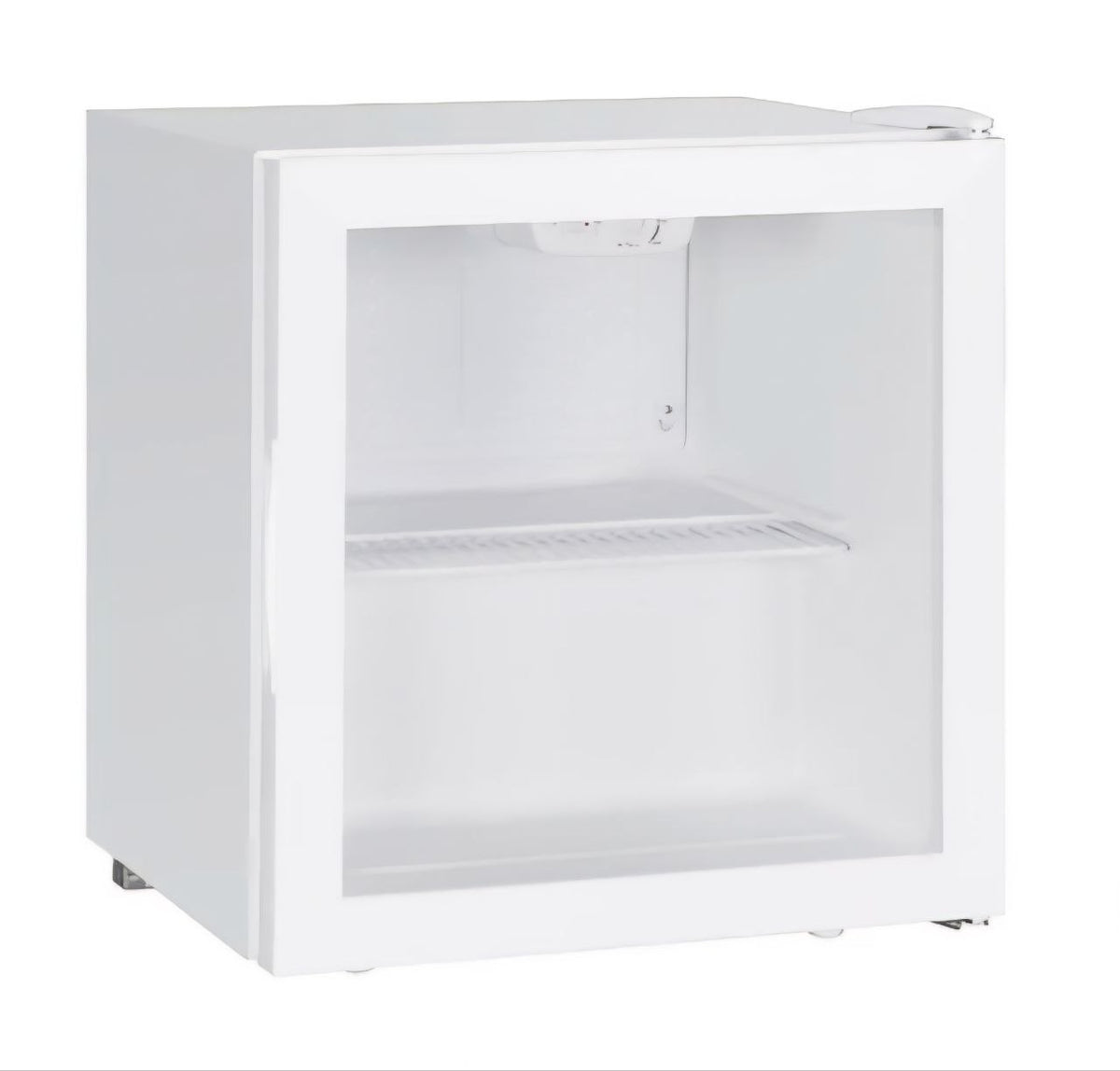SIA Drinks Fridge, 58L Table Top / White Colour With Glass Door - DC6WH