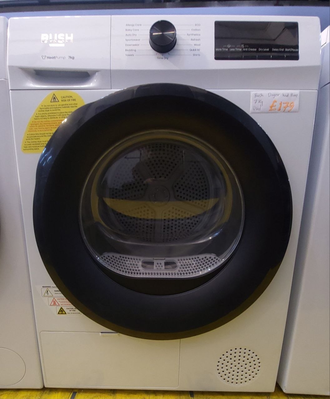 Bush heat pump Tumble dryer 7kg Used in great condition