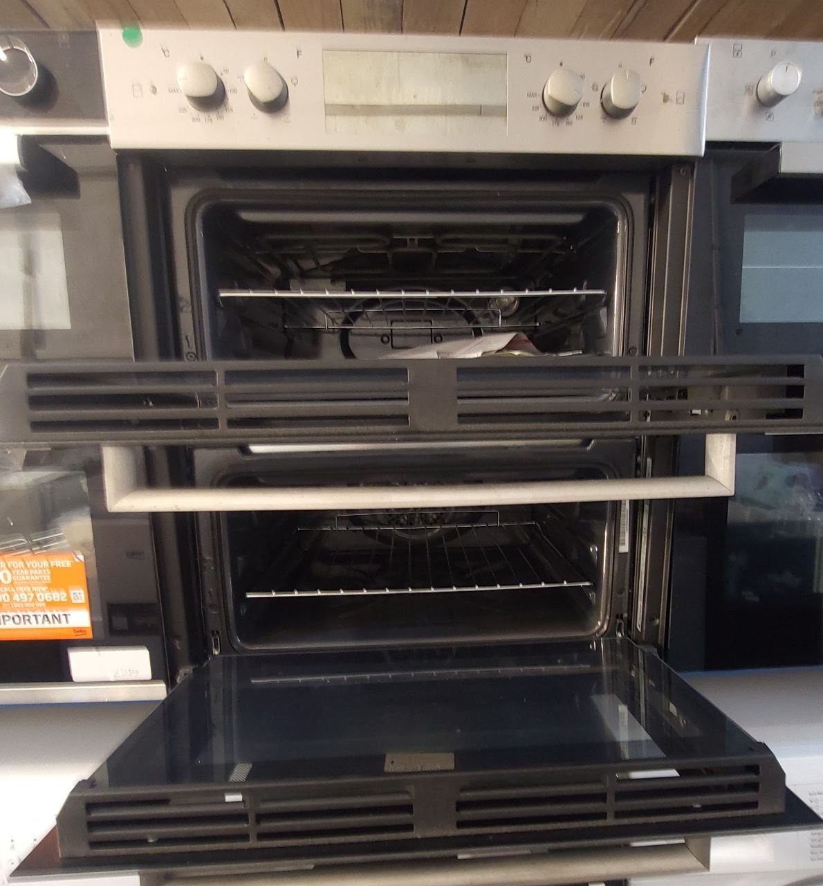 Candy double door grill/oven H: 70cm W: 59 cm