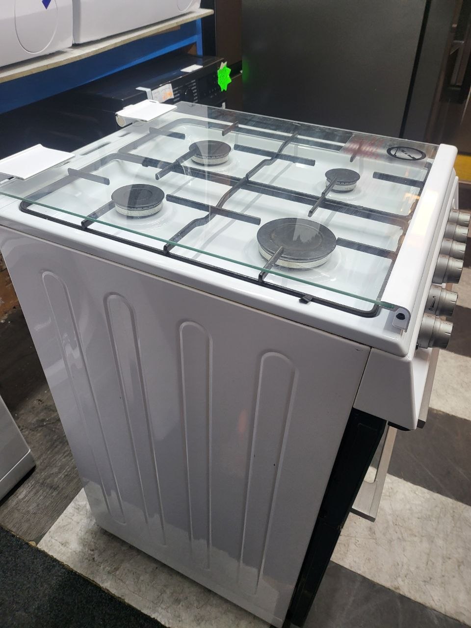 Montpellier gas cooker 50cm wide Catalytic Liners Glass Lid Double Oven