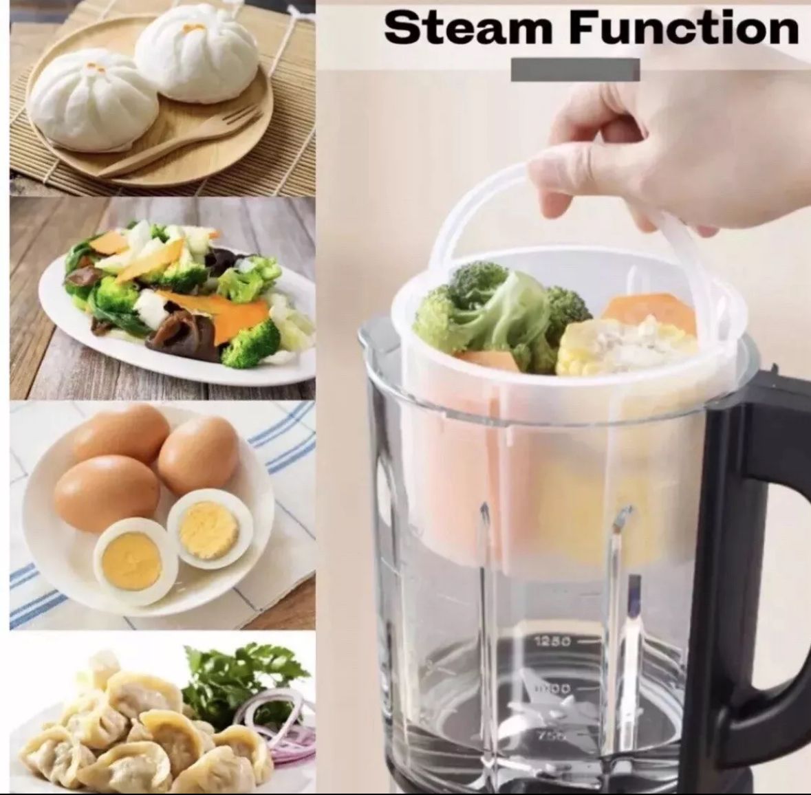 Thermal Blender Smoothie Food Mixer Fruit Juicer & Vegetable Homemate