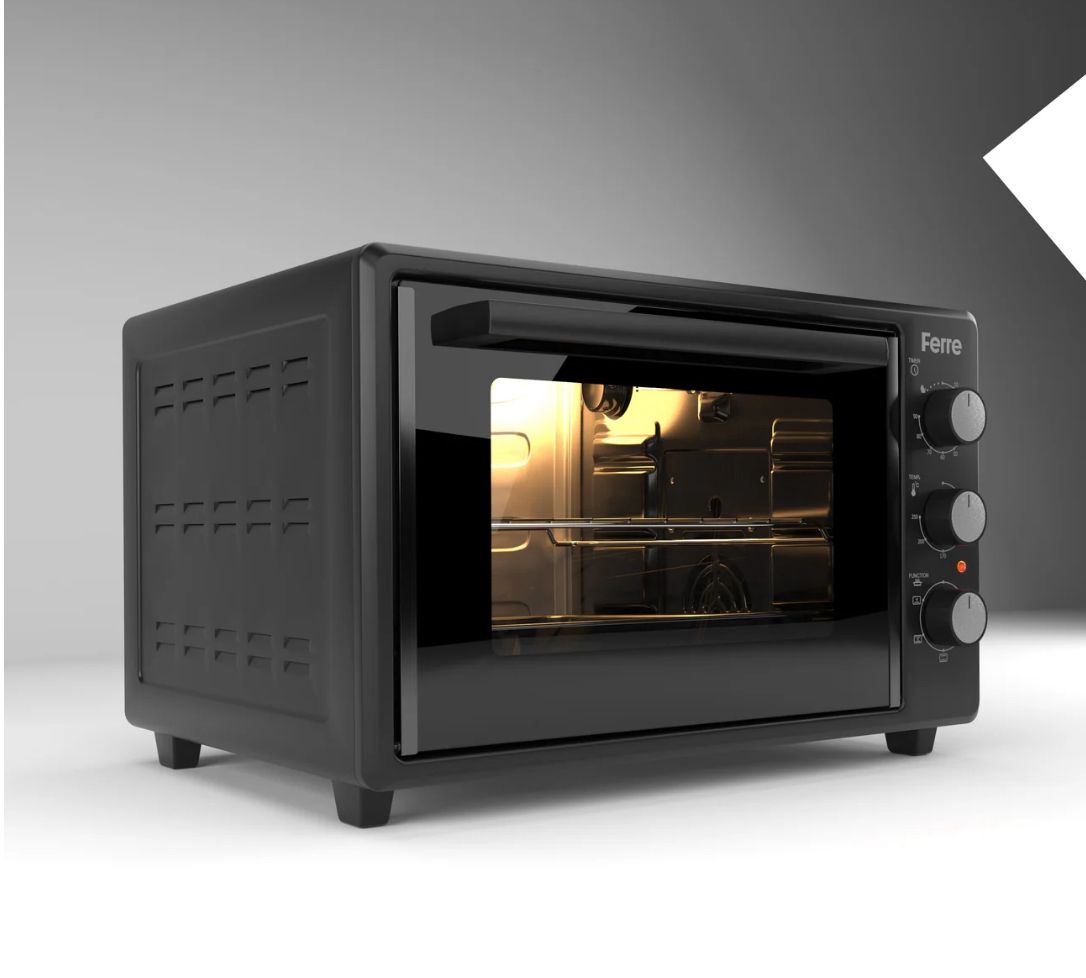 Ferre 35500 LGM-BLACK 30L Turbo Mini Oven