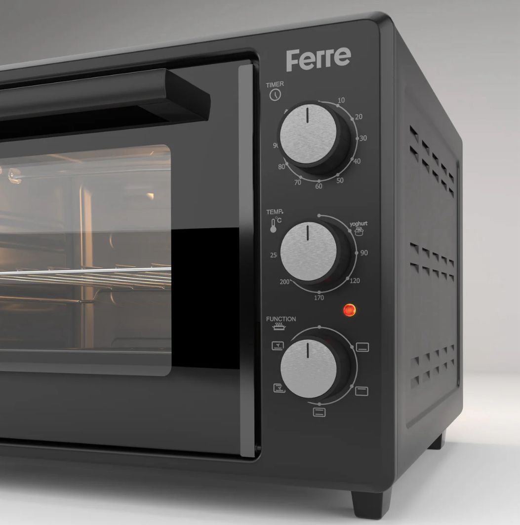 Ferre 35500 LGM-BLACK 30L Turbo Mini Oven