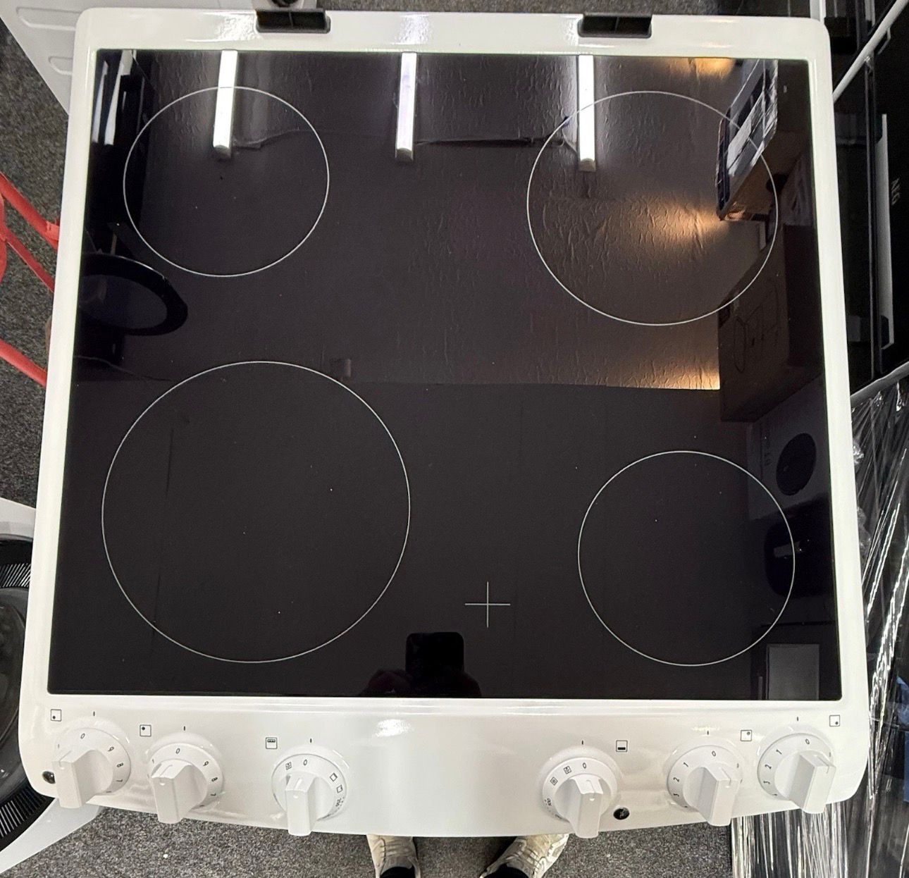 AEG 5000 SurroundCook CCX6501ACW 60 cm Electric Ceramic Cooker - White