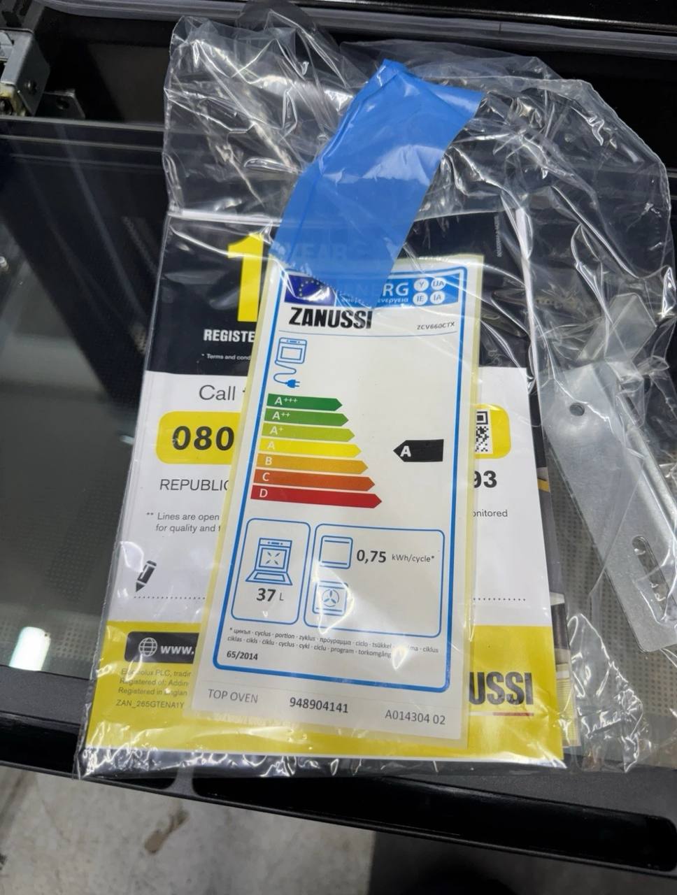 ZANUSSI ZCV660CTX 60cm Electric Cooker Stainless Steel Catalytic
