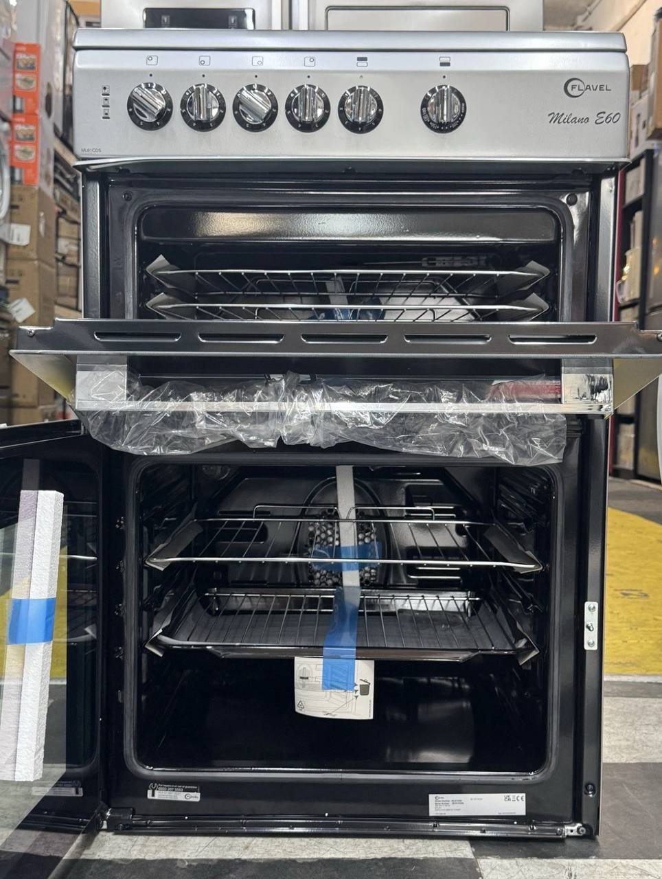 FLAVEL Milano ML61CDS Electric Ceramic Cooker - Silver & Chrome