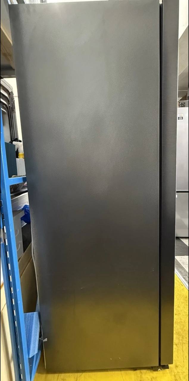 BEKO Pro ASP342VPZ American-Style Fridge Freezer - Black Steel