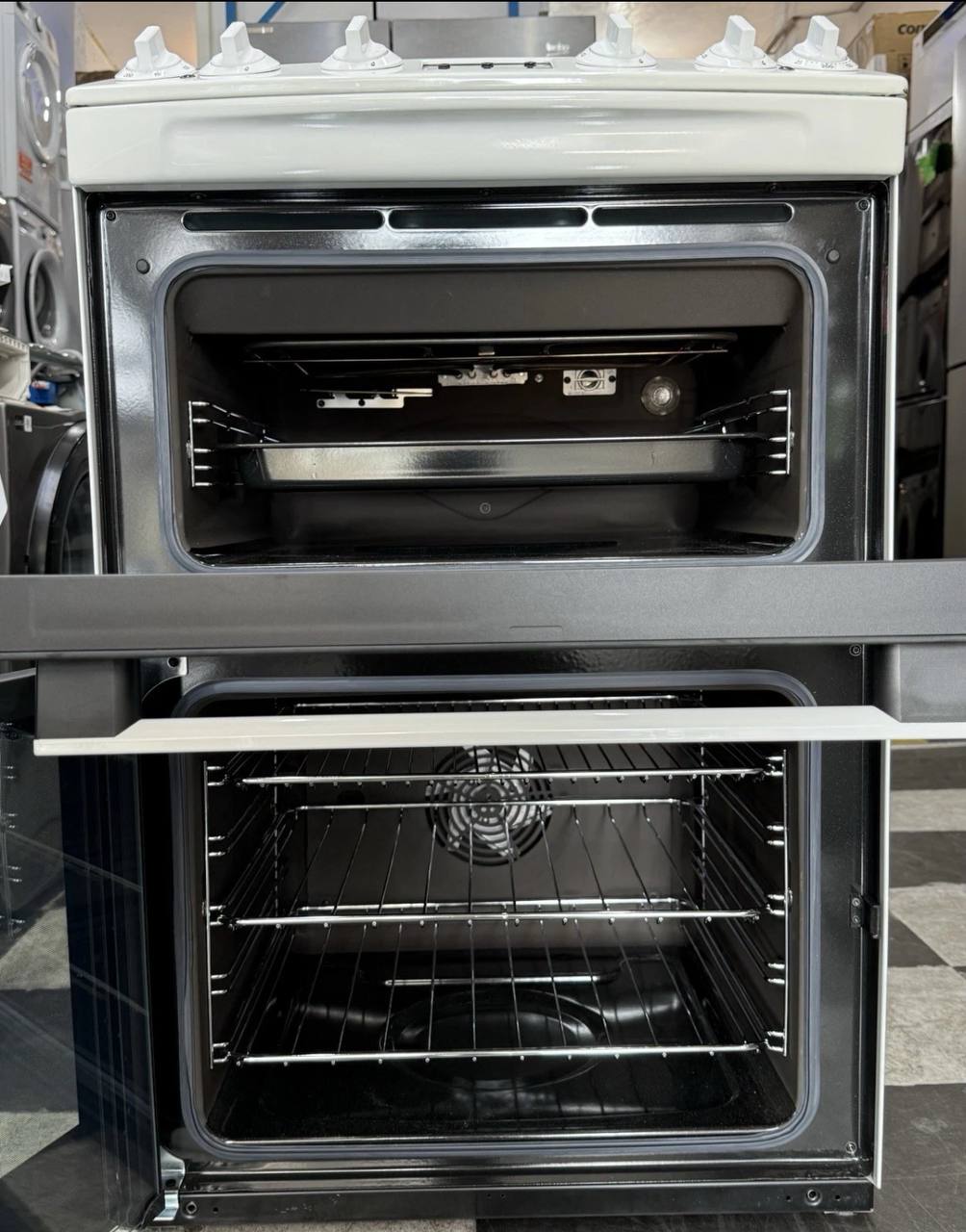 AEG 5000 SurroundCook CKX6540ACW 60 cm Dual Fuel Cooker - White