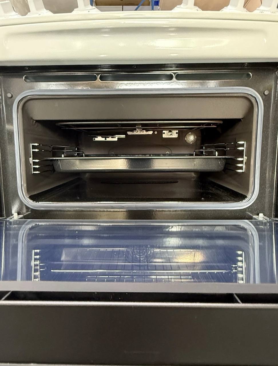 AEG 5000 SurroundCook CKX6540ACW 60 cm Dual Fuel Cooker - White