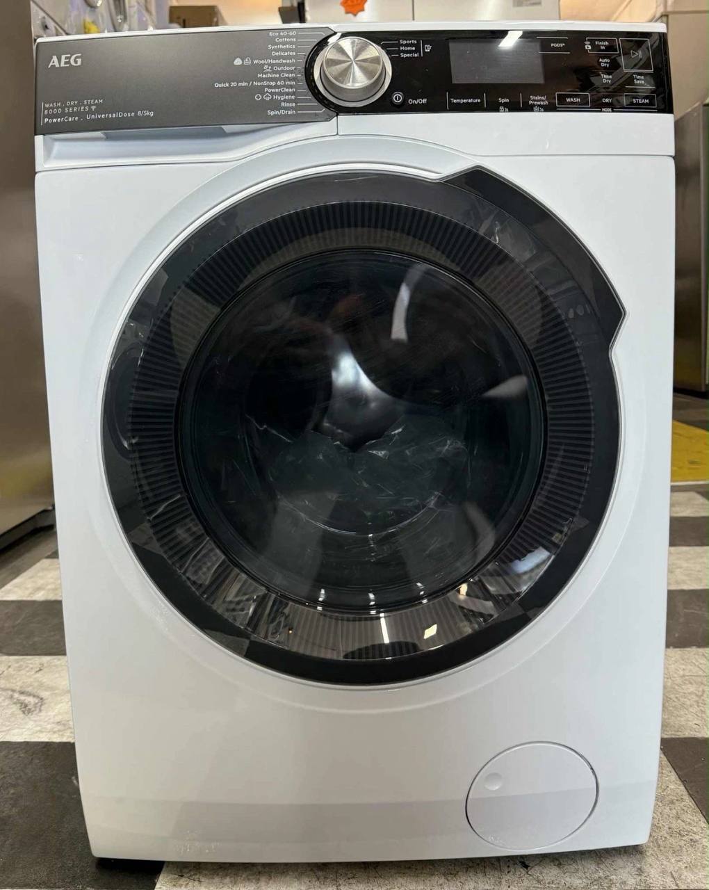 AEG PowerClean LWR8585M5UD Wifi Connected 8Kg / 5Kg Washer Dryer With 1600 Rpm
