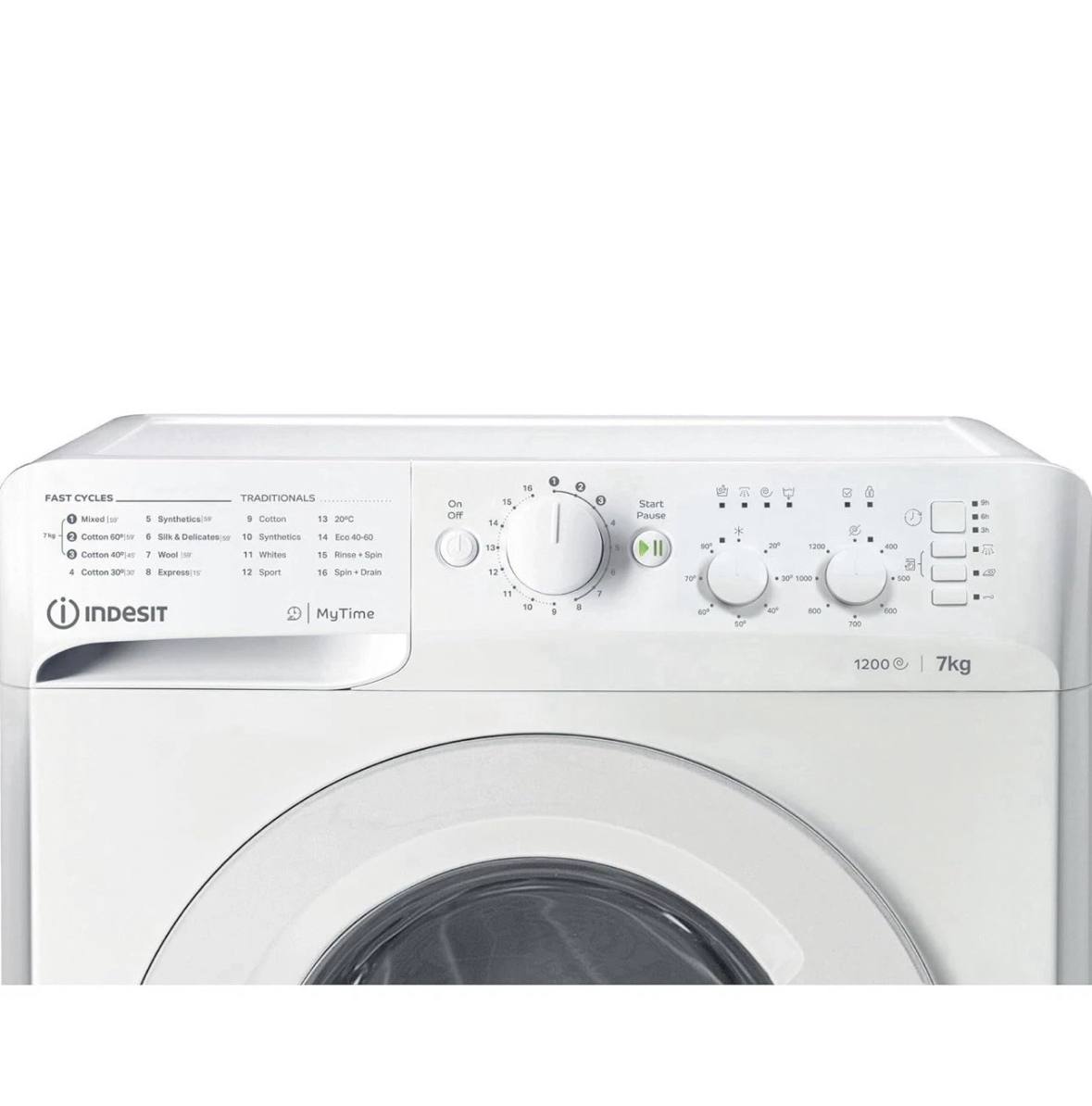 INDESIT Water Balance+ MTWC 71252 W UK 7 kg 1200 Spin Washing Machine - White