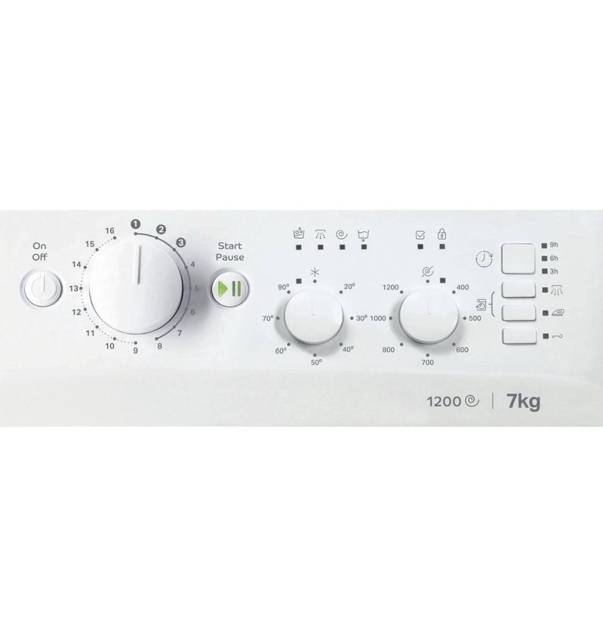 INDESIT Water Balance+ MTWC 71252 W UK 7 kg 1200 Spin Washing Machine - White