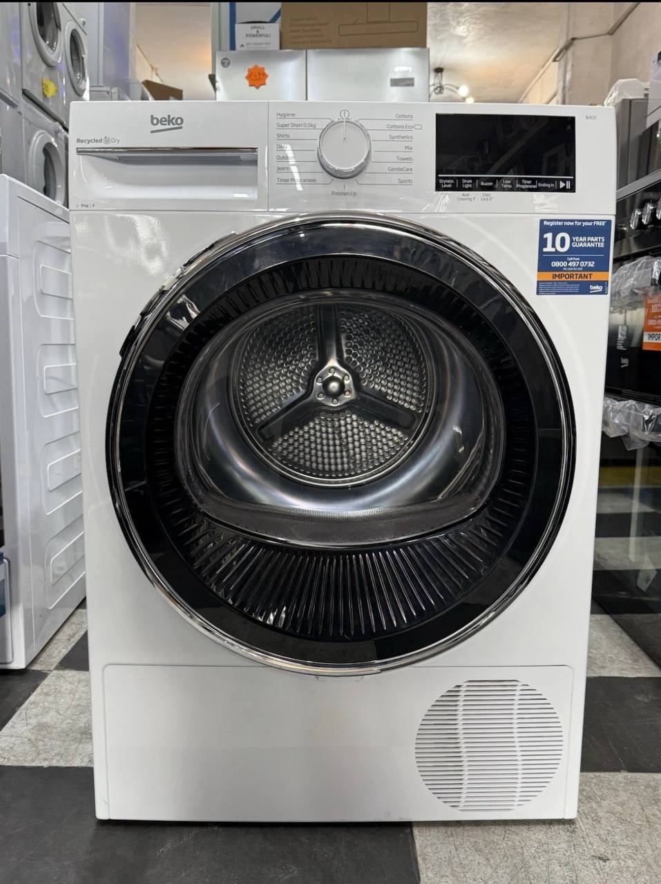 BEKO Pro B3T4911DW 9 kg Condenser Tumble Dryer - White
