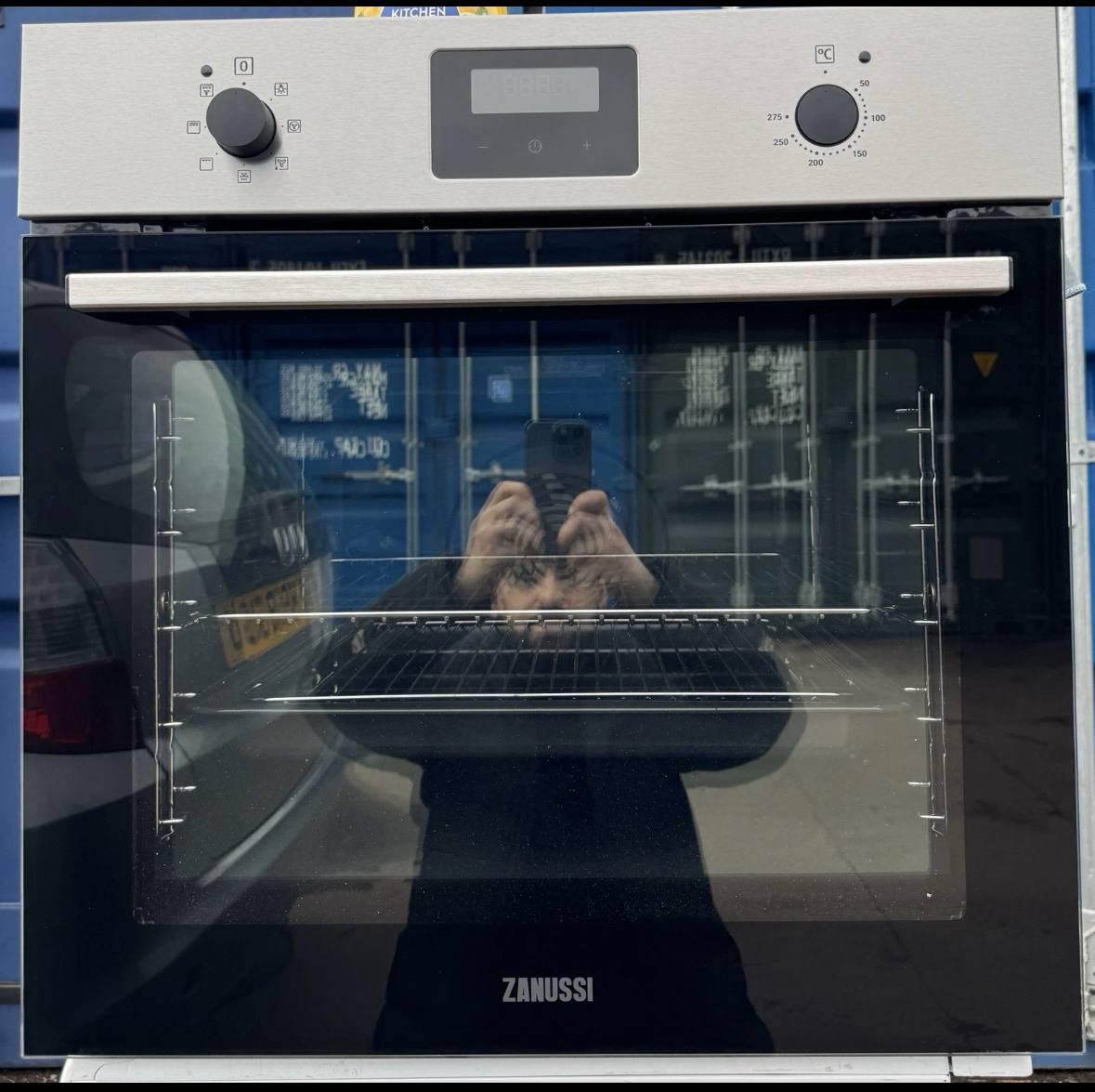 Zanussi ZOHNX3X1 Built in Stainless Steel Electric Oven - Silver