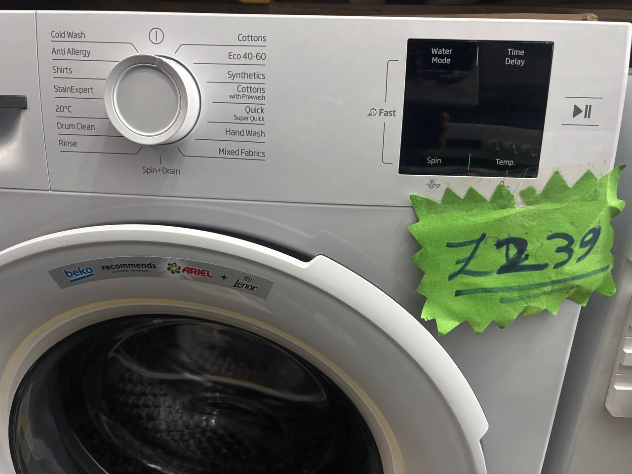 Beko 8KG 1200rpm washing machine(only tested)-white