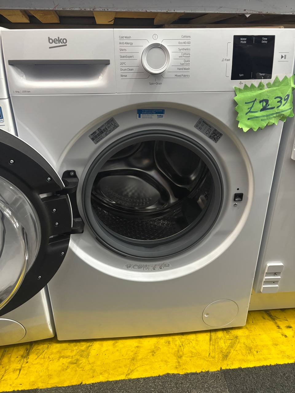 Beko 8KG 1200rpm washing machine(only tested)-white