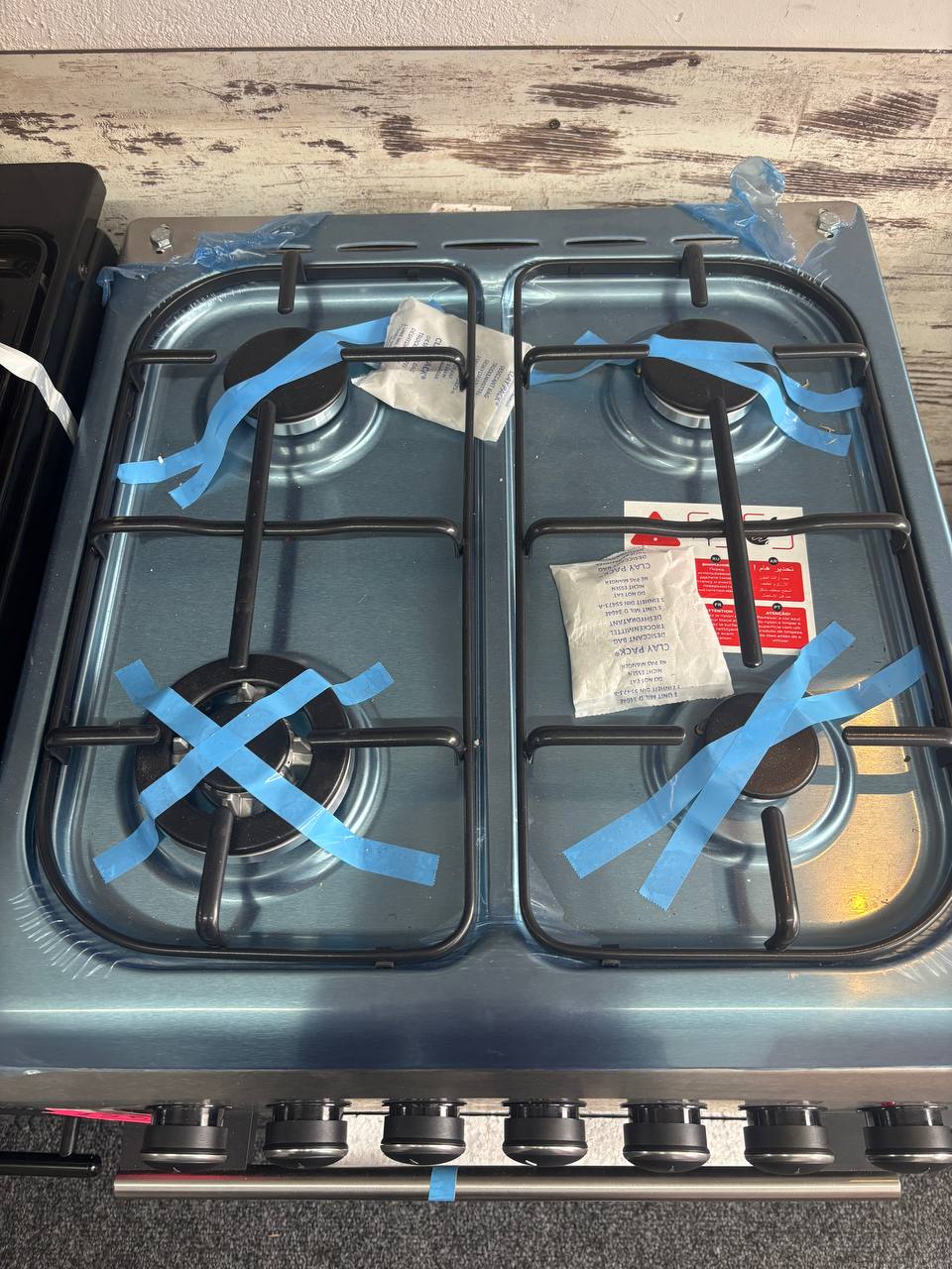 Ferre F5N40E3‑X3 50cm wide dual fuel cooker(no box)-stainless steel
