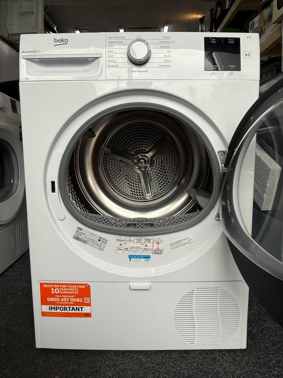 BEKO Pro BM3T31023W 10 kg Heat Pump Tumble Dryer - White