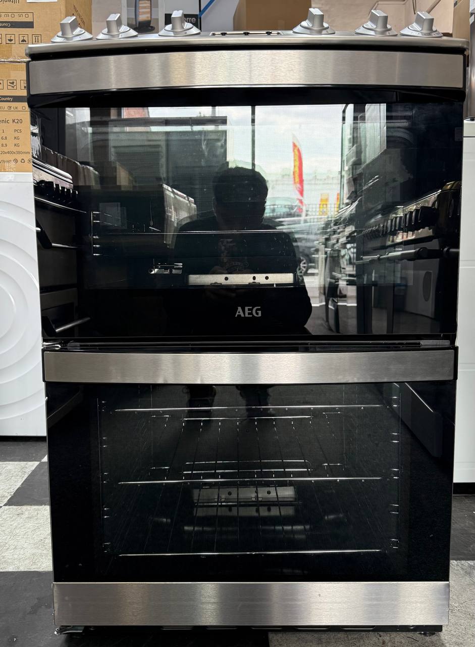 AEG CGB6131ACM 60 cm Gas Cooker - Stainless Steel