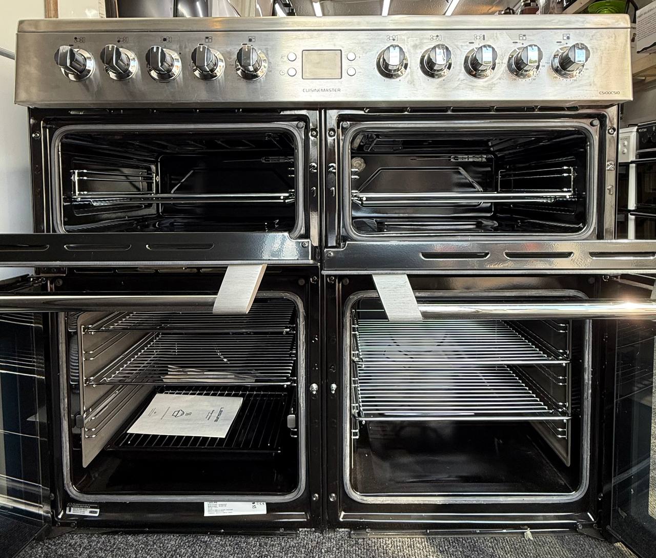 LEISURE Cuisinemaster CS100C510X 100cm Electric Range Cooker - Stainless Steel