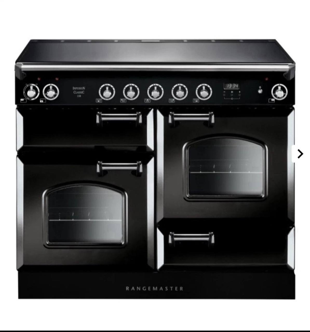 Rangemaster classic induction range cooker 110cm - INC110EIBL