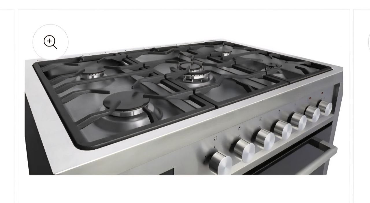 Bush 90cm Dual Fuel Range Cooker - Stainless Steel