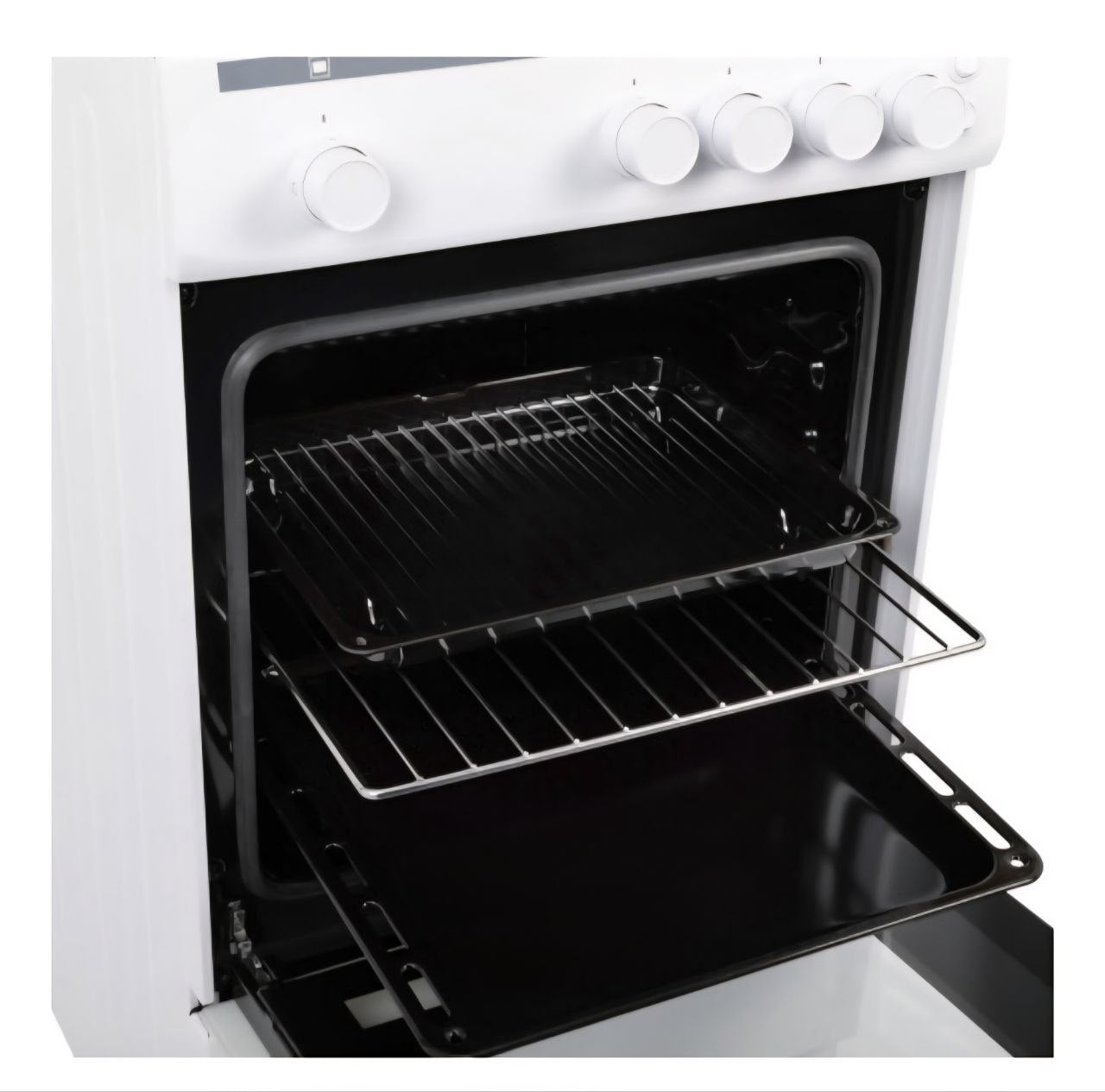Willow WGS50CW 50cm Freestanding Single Cavity Gas Cooker with 4 Burners - White
