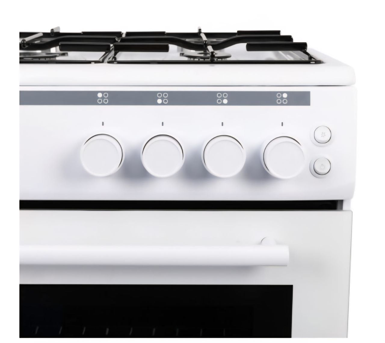 Willow WGS50CW 50cm Freestanding Single Cavity Gas Cooker with 4 Burners - White