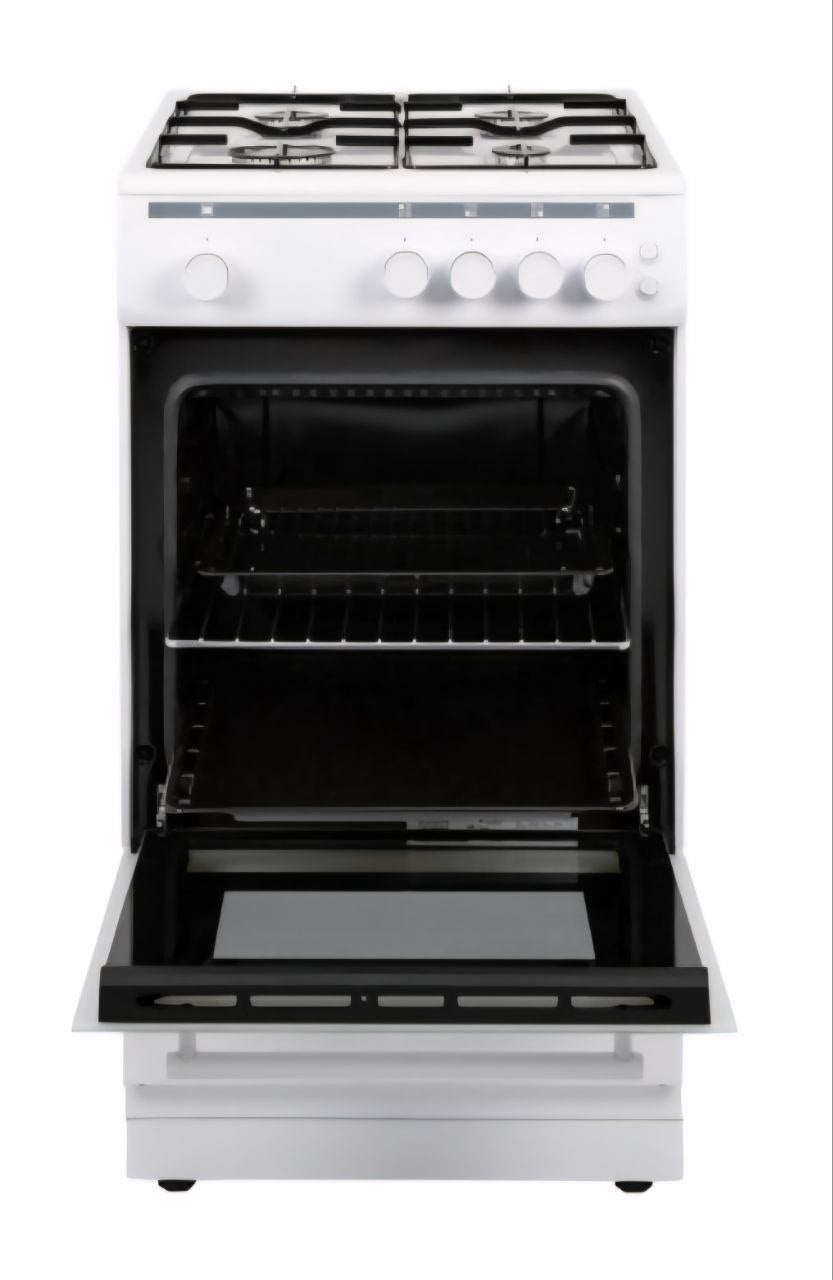 Willow WGS50CW 50cm Freestanding Single Cavity Gas Cooker with 4 Burners - White