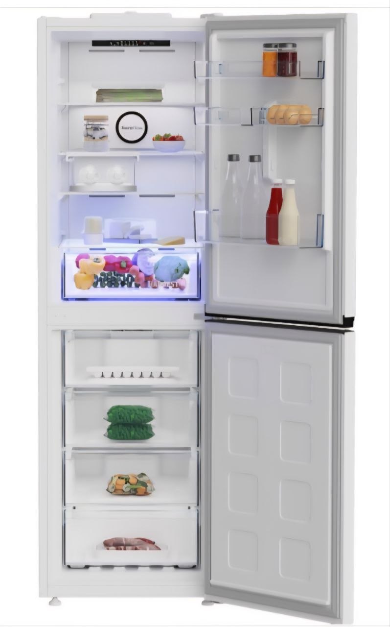 Beko CNG4692VW 59.7cm 50/50 Total No Frost Fridge Freezer - White
