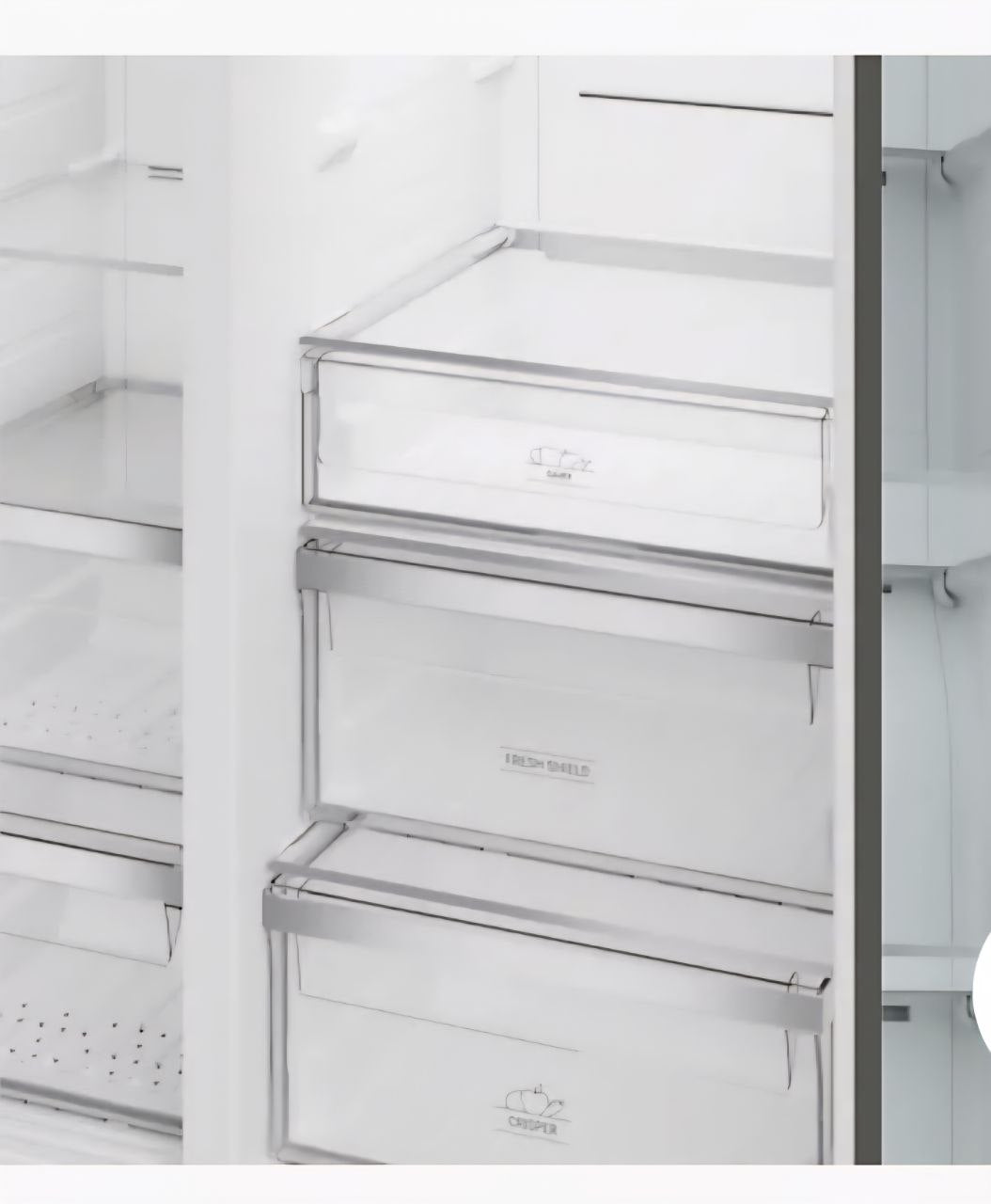Hotpoint HPG2 6574W XBR5UK American Fridge Freezer FreshShield