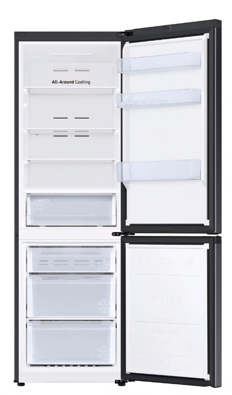 Samsung Series 6 RB34C600EBN Wifi Connected 185cm 60/40 Total No Frost Fridge Freezer - Black - E Rated