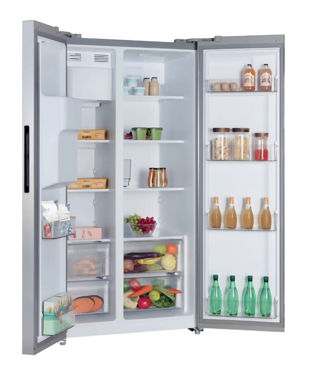 Hoover H-FRIDGE 700 MAXI HOSS3T918EIXK Non-Plumbed Total No Frost American Fridge Freezer - Inox - E Rated