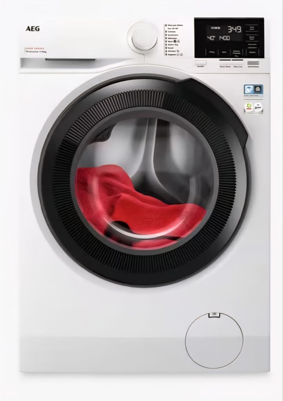 AEG 10kg £379 Washing Machines  6000 LFR61144B Freestanding Washing Machine, 10kg Load, 1400rpm Spin, White
