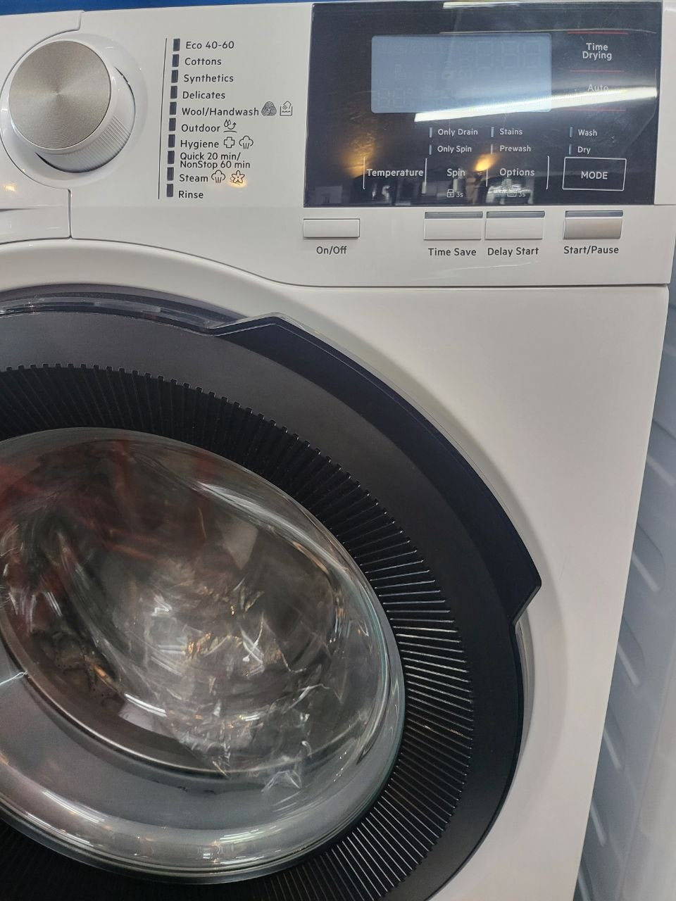 AEG £449 7000 LWR7185M4B Freestanding Washer Dryer 8/5kg Load, 1400rpm Spin, White