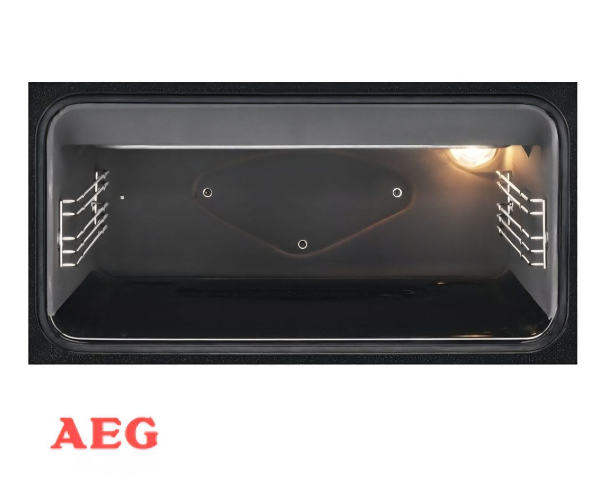 AEG CKX6540ACB 5000 Series 60cm Double Oven Dual Fuel Cooker - Black