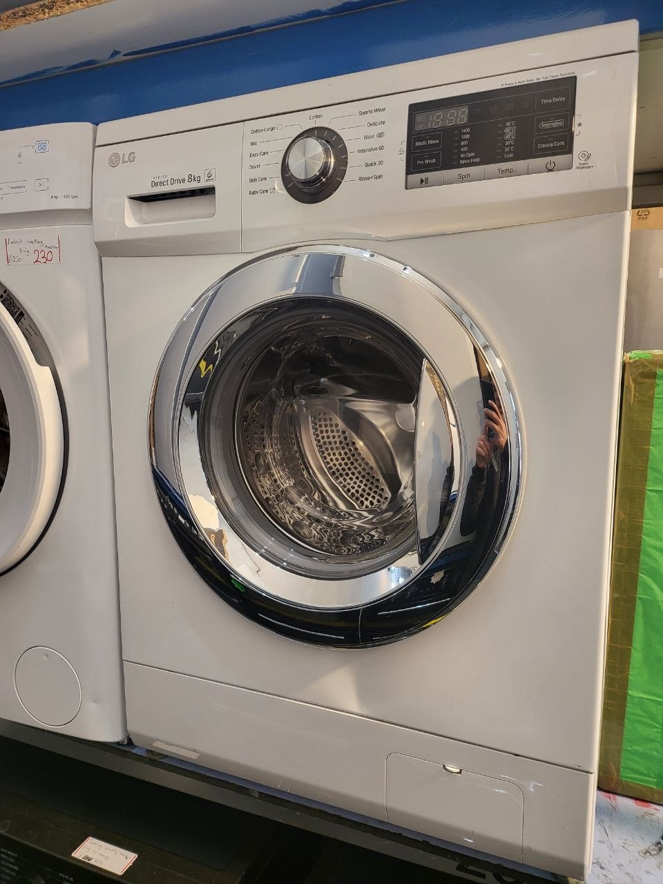 LG 8kg washing machine direct drive inverter