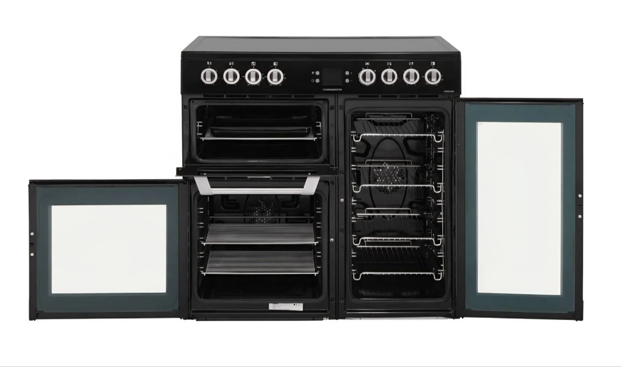 Leisure Cuisinemaster CS90C530K 90cm wide Electric Range Cooker with Ceramic Hob - Black - A/A/A Rated