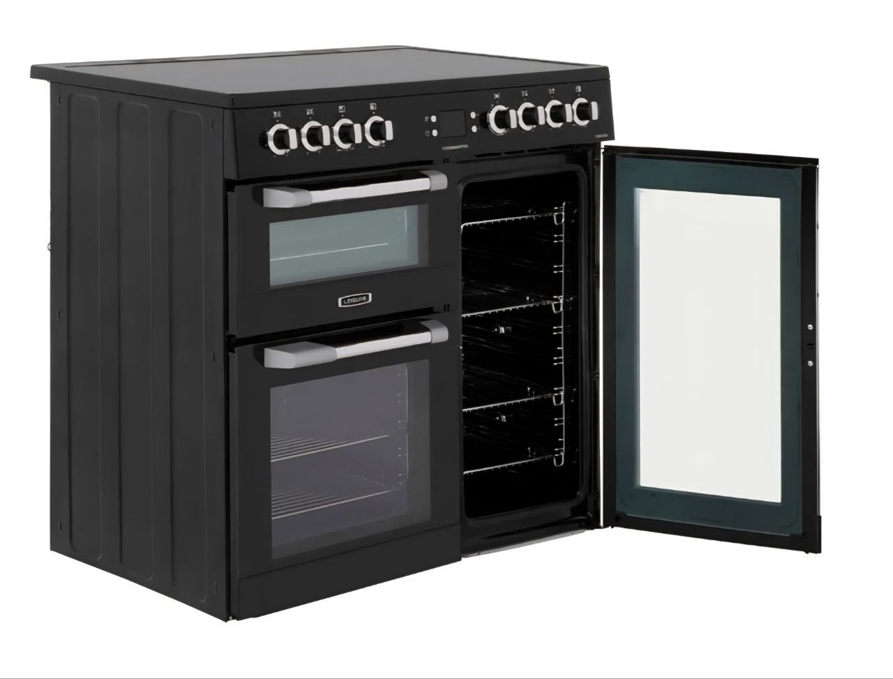 Leisure Cuisinemaster CS90C530K 90cm wide Electric Range Cooker with Ceramic Hob - Black - A/A/A Rated