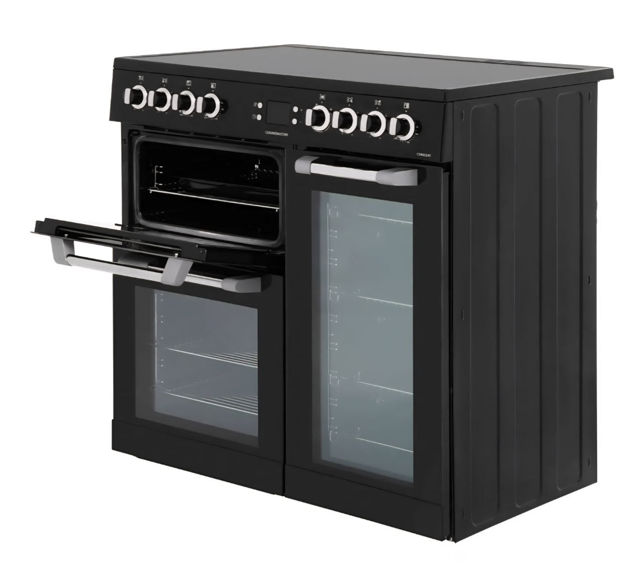 Leisure Cuisinemaster CS90C530K 90cm wide Electric Range Cooker with Ceramic Hob - Black - A/A/A Rated