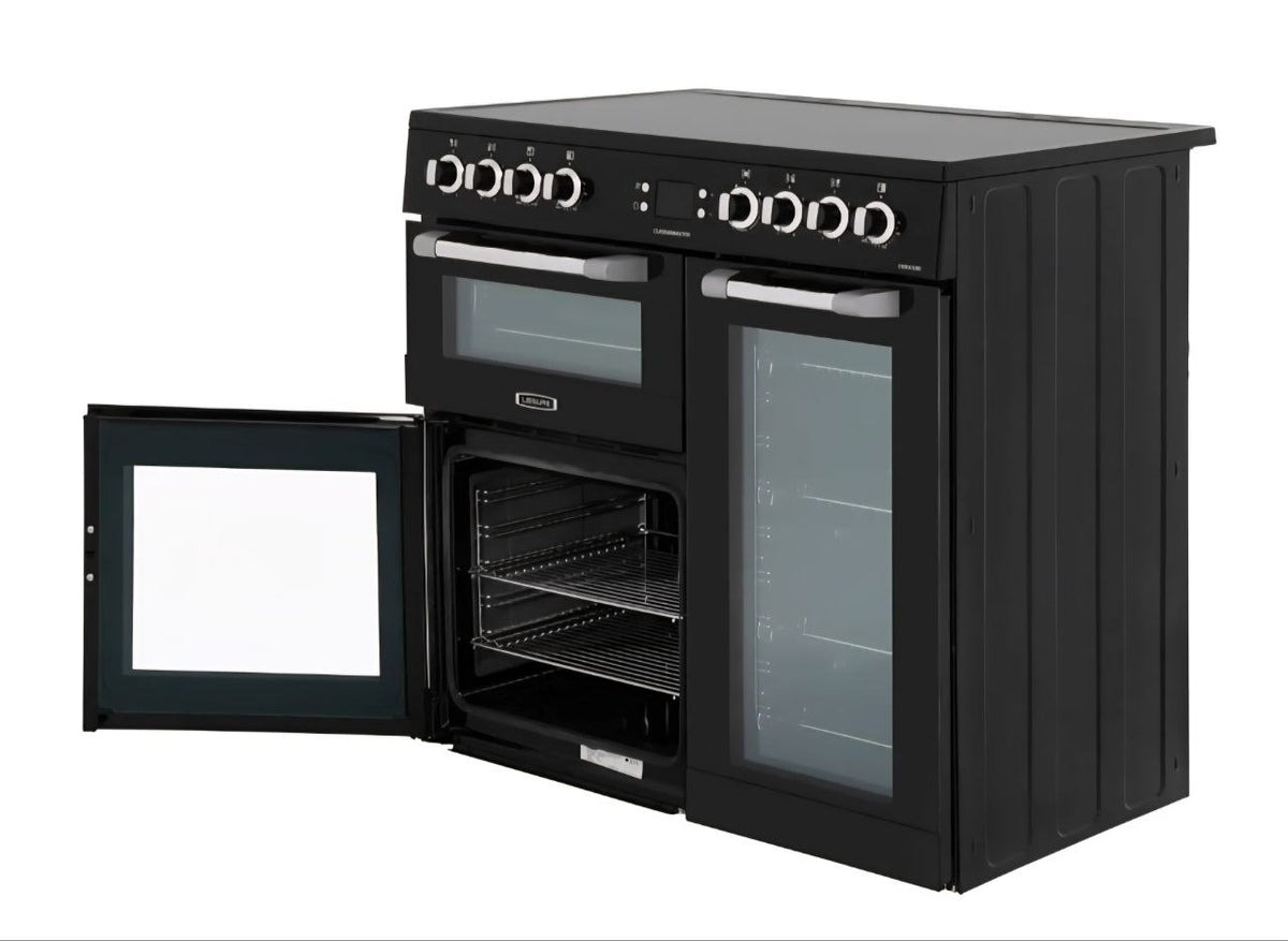 Leisure Cuisinemaster CS90C530K 90cm wide Electric Range Cooker with Ceramic Hob - Black - A/A/A Rated