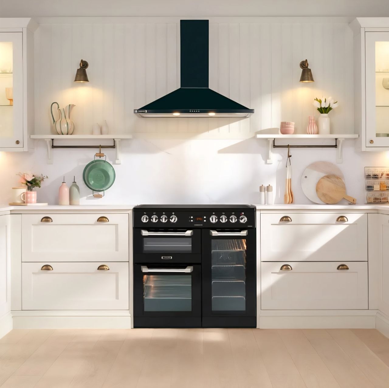 Leisure Cuisinemaster CS90C530K 90cm wide Electric Range Cooker with Ceramic Hob - Black - A/A/A Rated