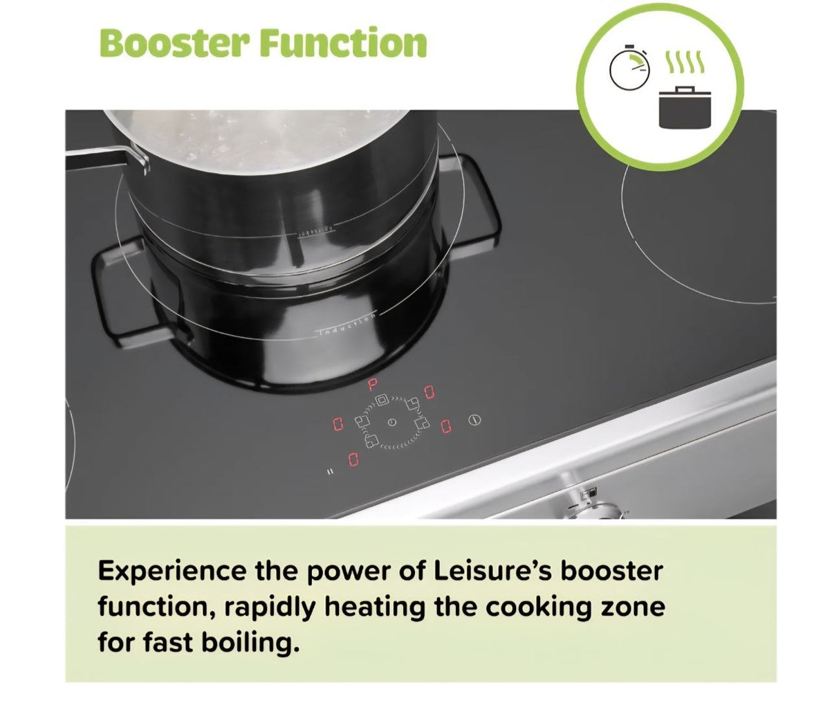 Leisure Cuisinemaster CS100D510X 100cm wide Electric Range Cooker with Induction Hob - Stainless Steel - A/A Rated