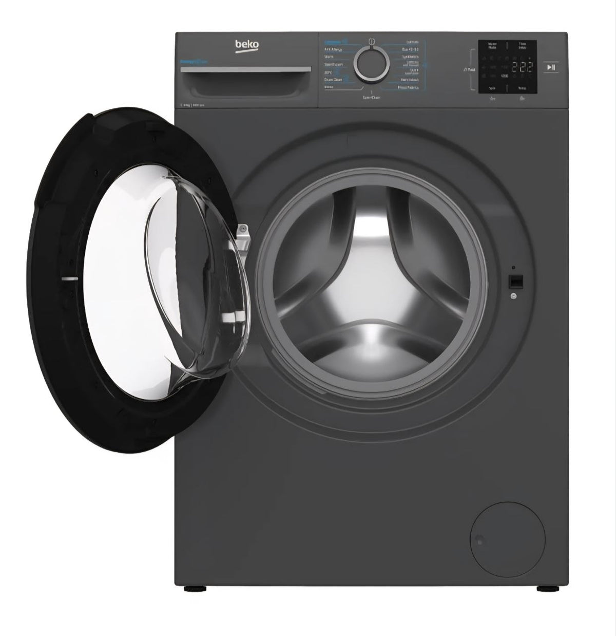 Beko EnergySpin™ B3W31041A 10kg Washing Machine with 1400 rpm - Anthracite - A Rated