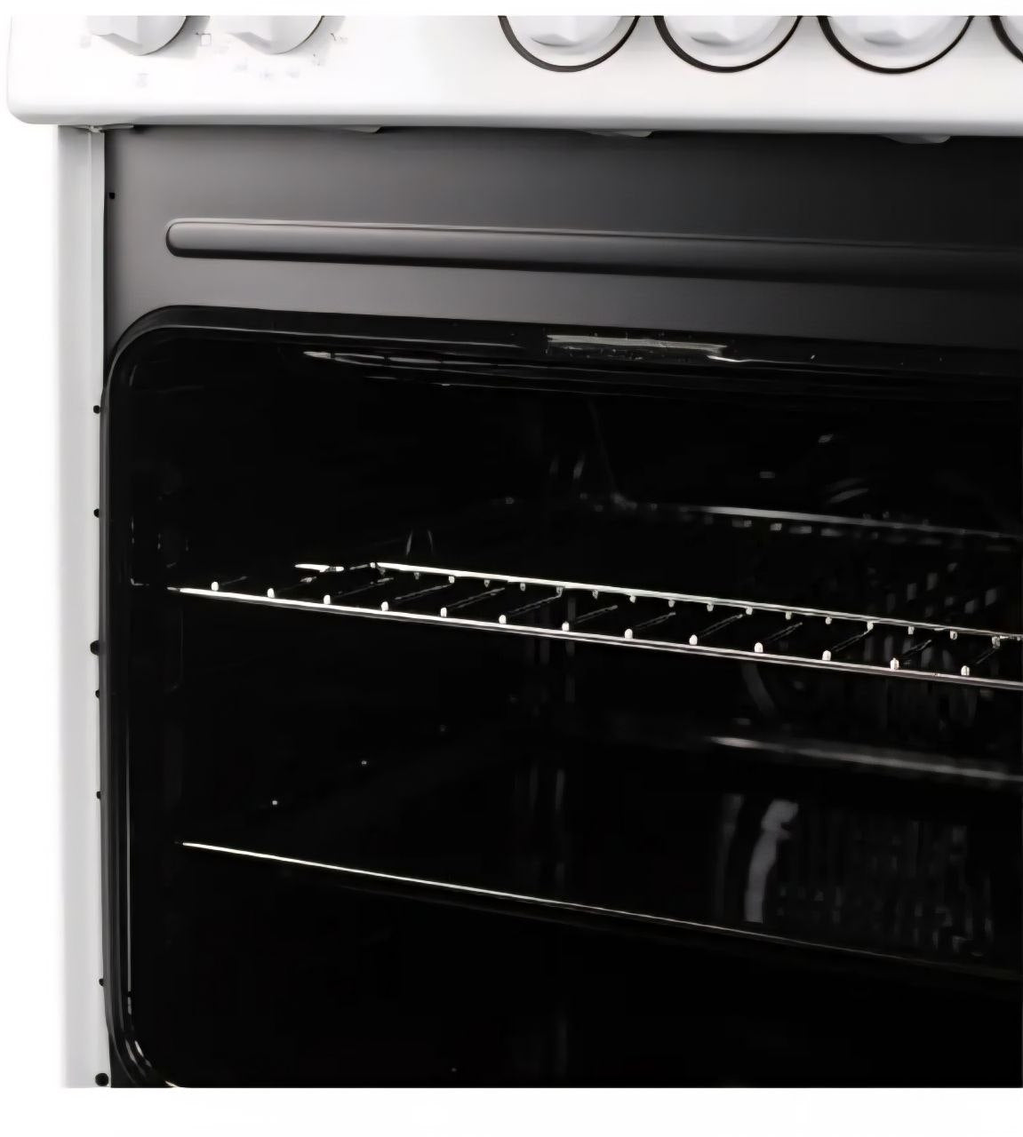 White 50cm Single Cavity Electric Cooker with Ceramic Hobs