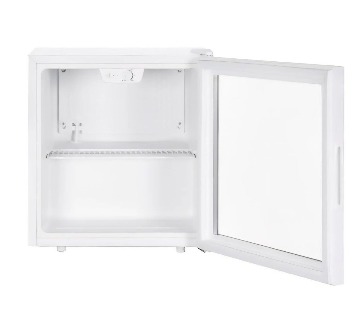SIA Drinks Fridge, 58L Table Top / White Colour With Glass Door - DC6WH