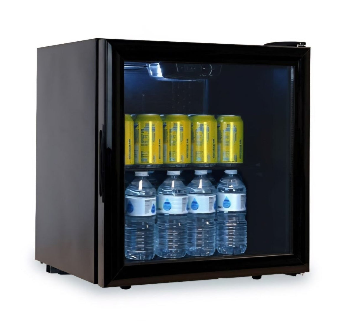 Mini Drinks Fridge, Table Top 46L/ Black colour With Glass Door SIA DC3B