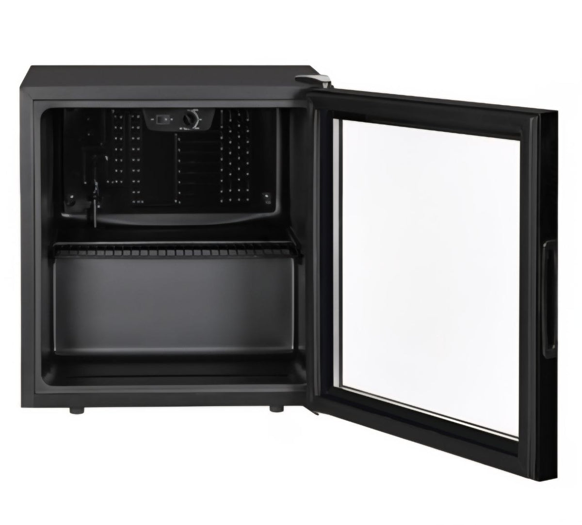 Mini Drinks Fridge, Table Top 46L/ Black colour With Glass Door SIA DC3B